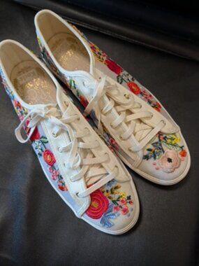 VINTAGE RIFLE PAPER CO. KEDS SNEAKERS SIZE 10